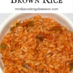 This is a healthier version of spanish rice.