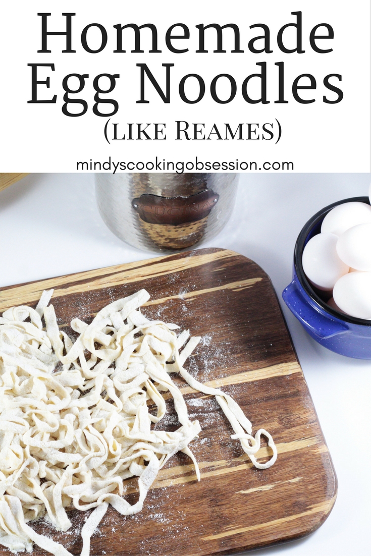 Homemade Egg Noodles Like Reames Mindy S Cooking Obsession