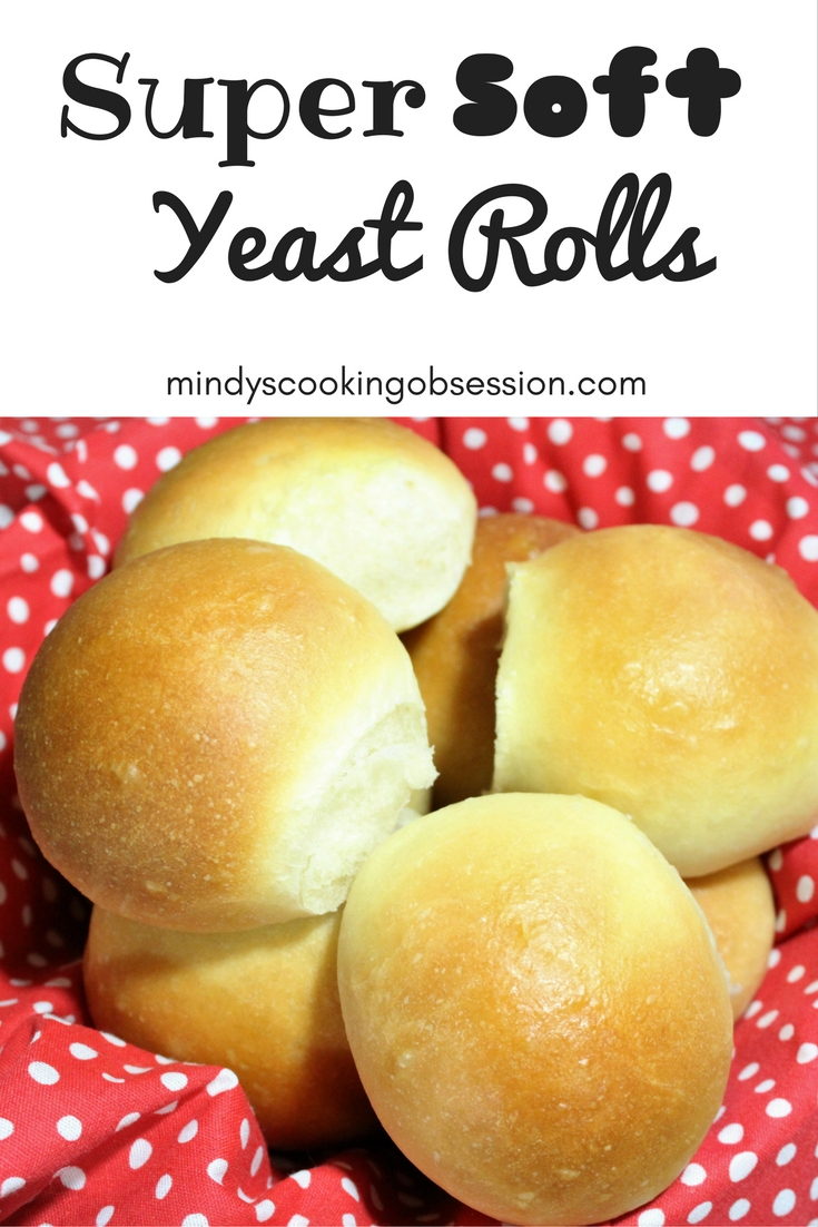 These yeast rolls are super soft, easy, and delicious