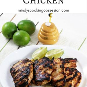 Honey Lime Chicken is tangy, sweet, and delicious. It is super easy to make and can be grilled outside, but can also be cooked in the oven.