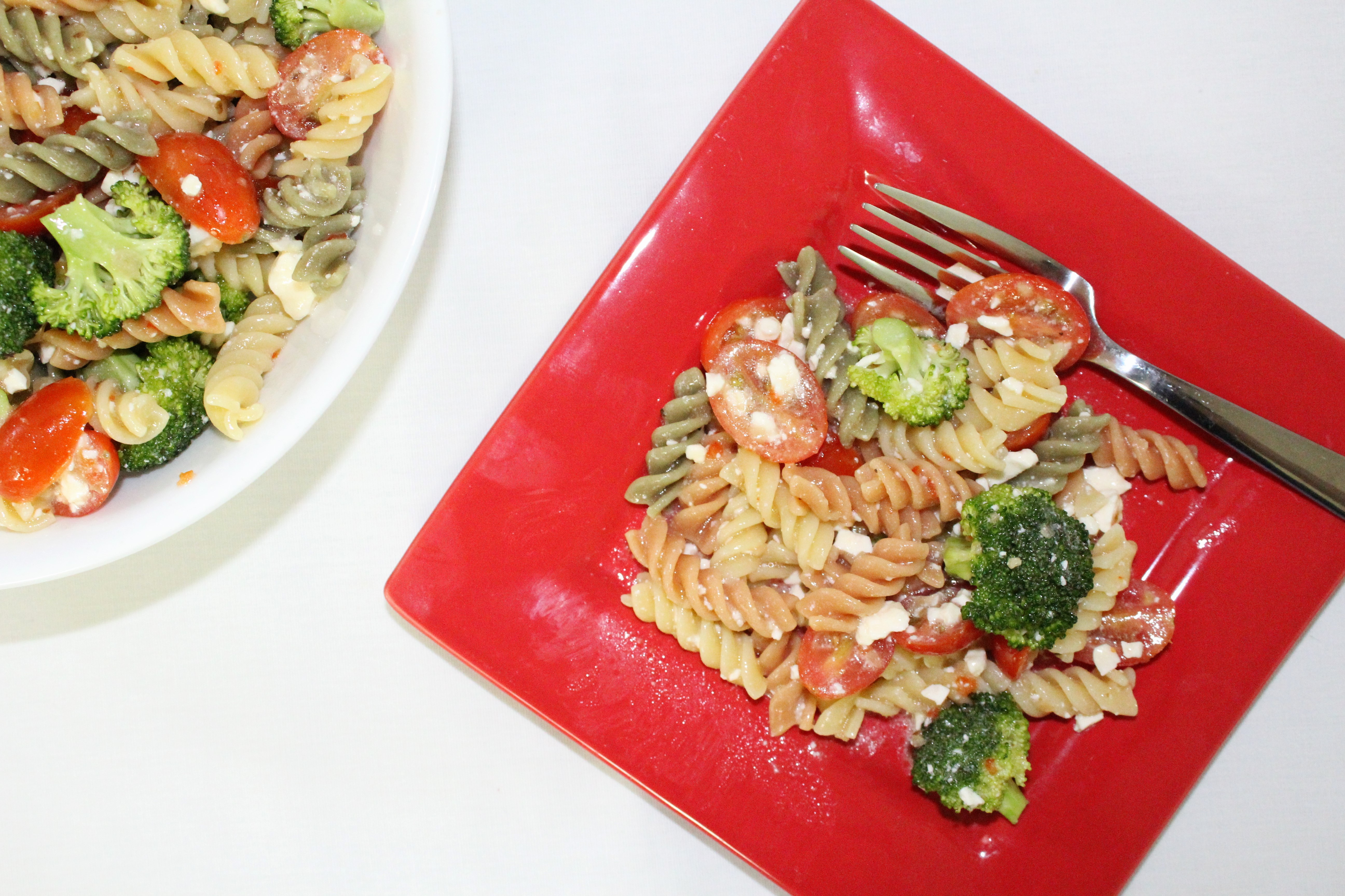 Are you looking for a quick and easy pasta salad? Well this is just the recipe for you, it is easy and versatile.