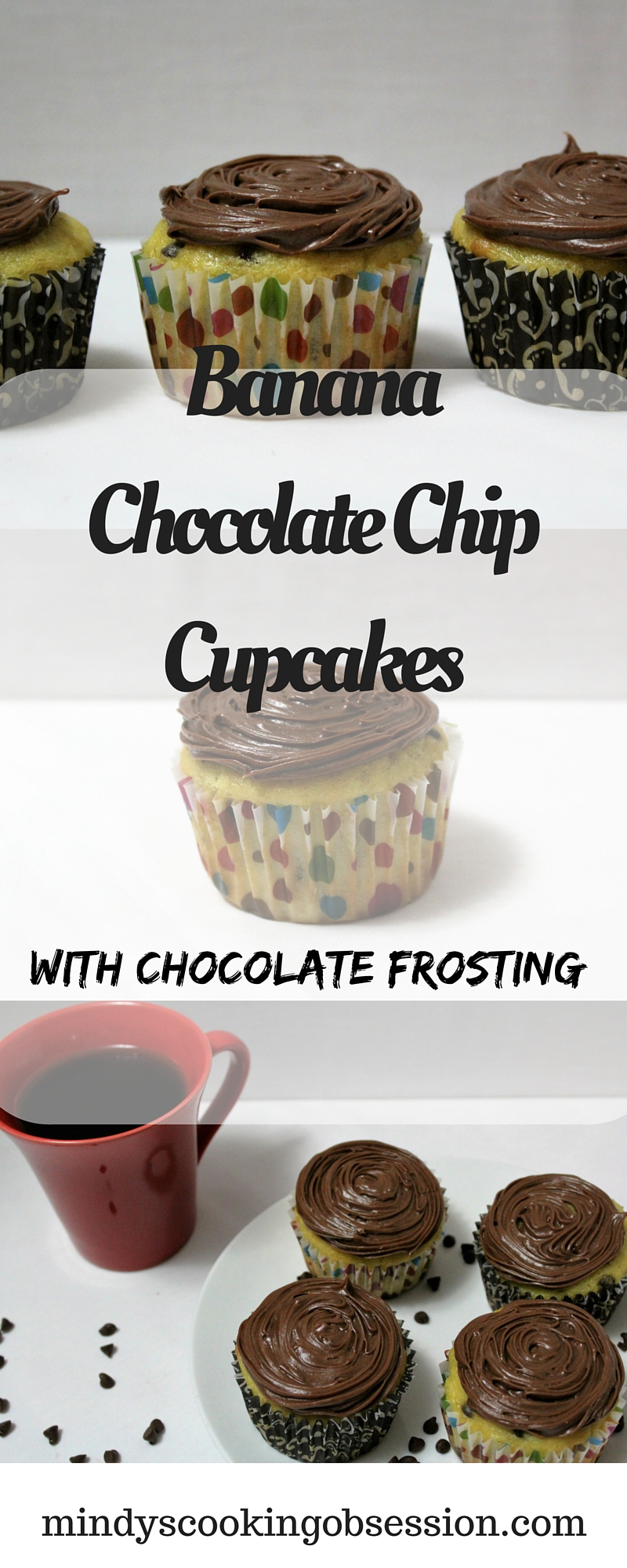 This easy recipe uses bananas and chocolate chips to transform a Betty Crocker boxed yellow cake mix into tasting homemade and premade frosting makes it so easy.
