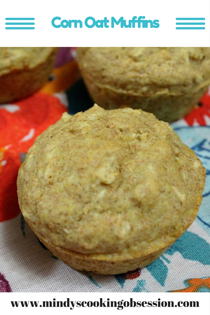 Looking for a quick and easy lowfat wheat corn oat muffins? Well these muffins combine oats, wheat flour and cornmeal. www.mindyscookingobsession.com