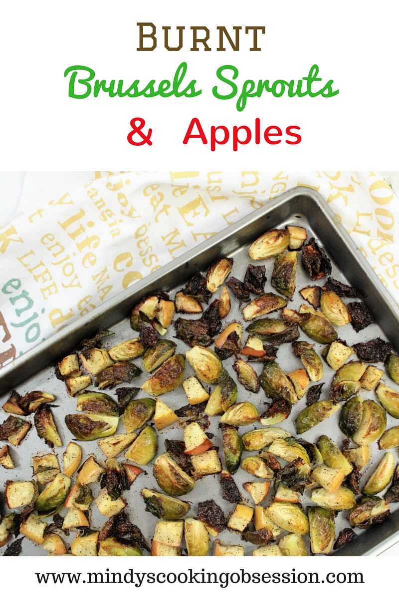 All you need are Brussels sprouts, apples, olive oil, salt and pepper to make this quick, easy and delicious recipe for Burnt Brussels Sprouts and Apples.