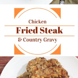Chicken Fried Steak & Country Gravy is easy to make at home in about 30 minutes. You do not have to go to a restaurant to eat this classic comfort food.