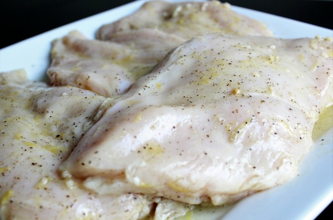 Lemon Pepper Chicken is tangy and peppery. A 6-ingredient lemon pepper marinade makes the chicken tender and juicy. Great cooked inside or grilled outdoors.