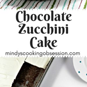 Chocolate Zucchini Cake is moist, decadent and has all the traditional ingredients of classic chocolate cake, with the addition of zucchini and applesauce.