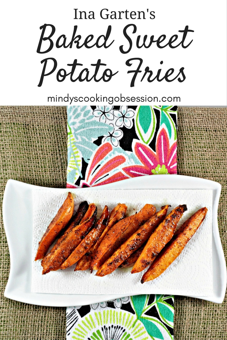 Ina Garten’s Baked Sweet Potato Fries are super simple. Sweet potatoes, olive oil, brown sugar, salt, and pepper are all you need to make these yummy fries.