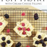 These Lemon Berry Puff Pastry Flowers use store bought pastry, cream cheese, sugar, lemon, vanilla, and fresh berries. So impressive, yet so easy!