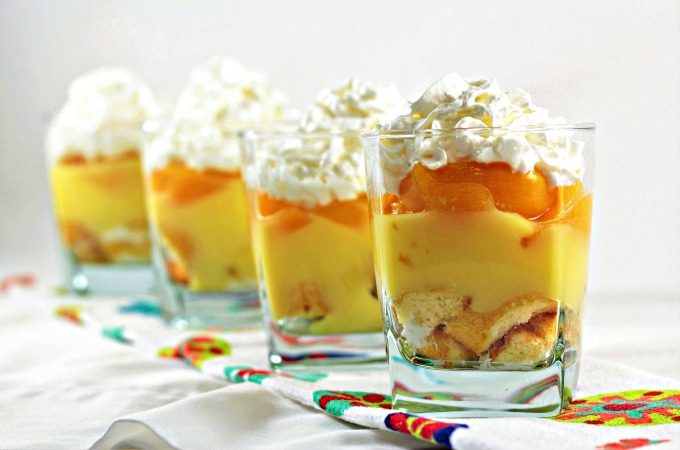 peach twinkie trifle