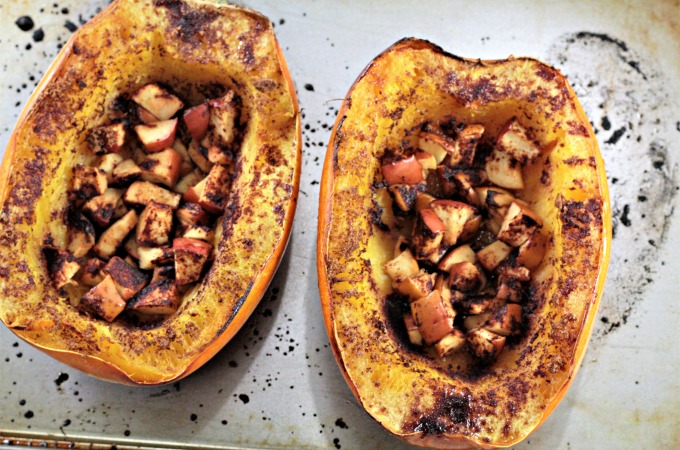 spaghetti squash & apples