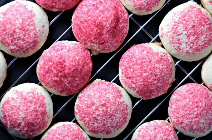 Drop Sugar Cookies are soft and fluffy. They are so easy to make and can be made for different holidays and occasions by changing the colored sugar.