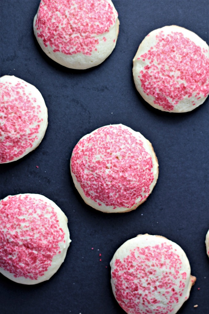 Drop Sugar Cookies are soft and fluffy. They are so easy to make and can be made for different holidays and occasions by changing the colored sugar.