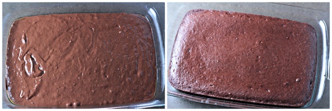 Healthier Chocolate Cake from Dr. Oz only requires 3 ingredients; boxed cake mix, Greek yogurt, and bananas. It is quick, easy, and healthy!