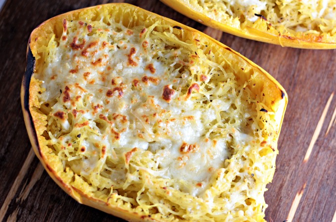 Italian Herbs and Cheese Spaghetti Squash is delicious and easy to prepare. It makes the perfect side dish, but could also be served as the main course.