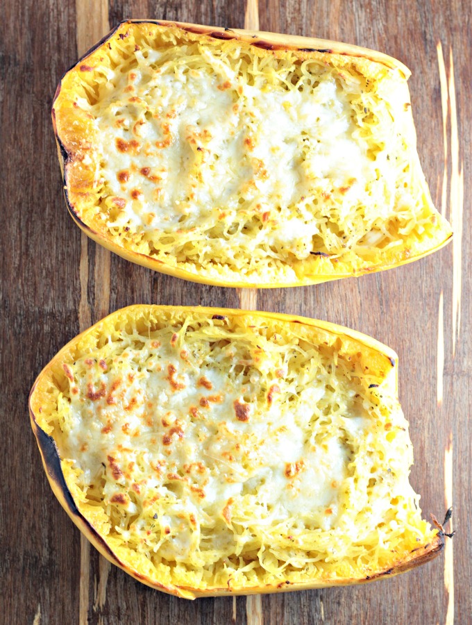 Italian Herbs and Cheese Spaghetti Squash is delicious and easy to prepare. It makes the perfect side dish, but could also be served as the main course.