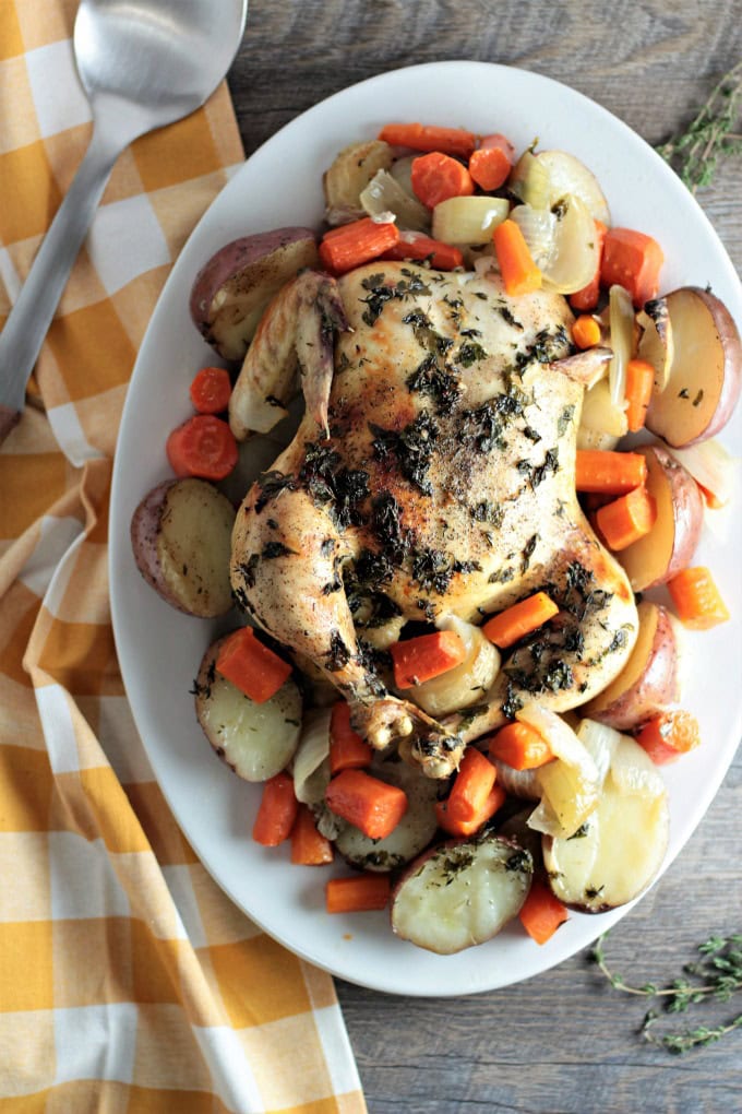 Roasted Chicken, Potatoes, & Carrots Mindy's Cooking Obsession
