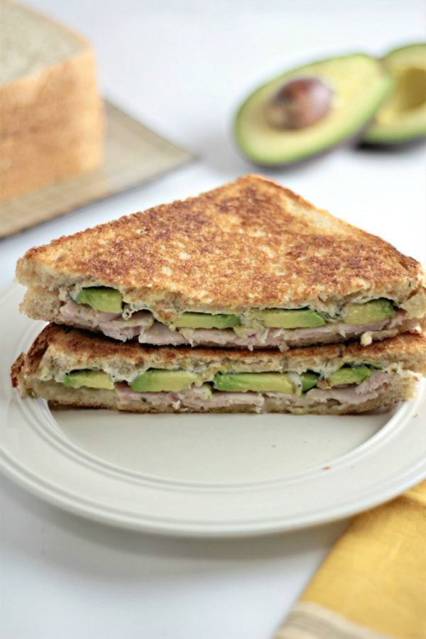 Grilled Turkey Avocado Ranch Cream Cheese Sandwich Mindy's Cooking