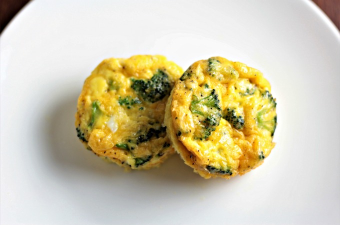 Broccoli Cheddar Egg Cups combine broccoli, cheese, eggs, salt, pepper, and a splash of milk to make an easy breakfast, brunch, lunch, or even dinner! 