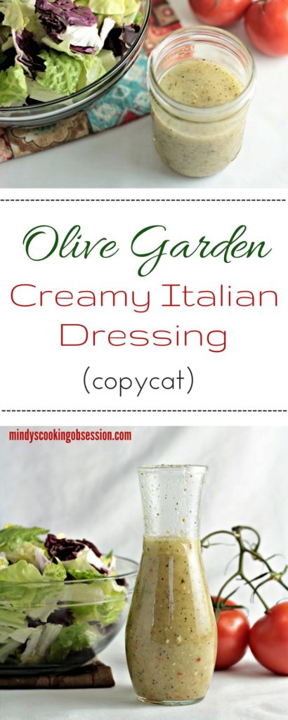 Olive Garden Creamy Italian Dressing (copycat) transforms store bought salad dressing into a creamy and tangy dressing like the popular restaurant.