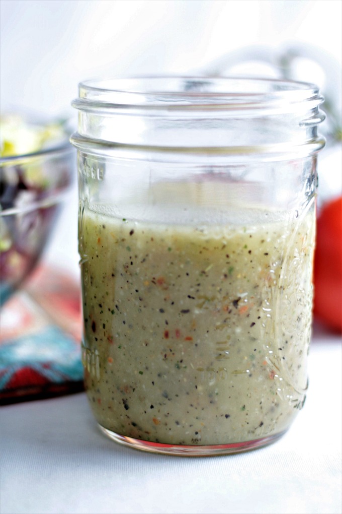 Olive Garden Creamy Italian Dressing (copycat) transforms store bought salad dressing into a creamy and tangy dressing like the popular restaurant.