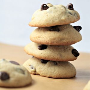 Perfect Chocolate Chip Cookies are fluffy and cake-like. I was inspired to change the traditional chewy cookies into cake-y cookies that are so delicious!