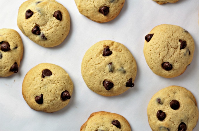 Perfect Chocolate Chip Cookies are fluffy and cake-like. I was inspired to change the traditional chewy cookies into cake-y cookies that are so delicious!