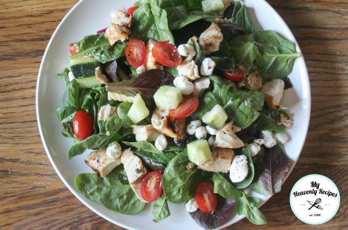 35 Amazing Grilled Chicken Recipes has grilled chicken in the form of kabobs, salads, sandwiches, wings, thighs, breasts, and even a mashed potato bowl.