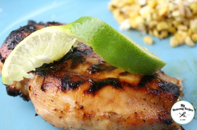 35 Amazing Grilled Chicken Recipes has grilled chicken in the form of kabobs, salads, sandwiches, wings, thighs, breasts, and even a mashed potato bowl.