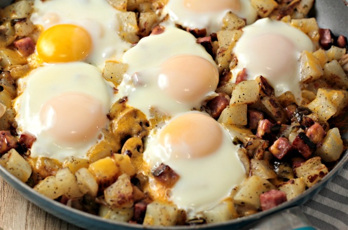 ham potato skillet breakfast