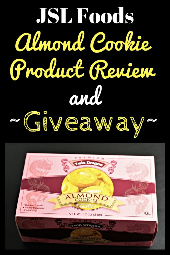 Almond Cookie Review & Giveaway – See our opinion of JSL Foods product and enter to win 3 products of your choice. Rice, noodles, wrappers, Asian cookies. 