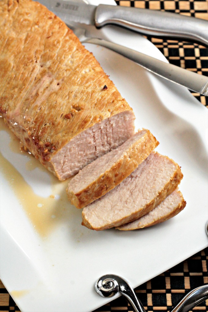 Easy Marinated Pork Tenderloin is marinated in a marinade of olive oil, soy sauce, Worcestershire sauce, brown sugar, and Dijon mustard, tender and juicy!