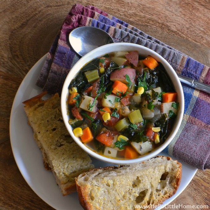 16 Seriously Satisfying Soup & Stew Recipes features everything from chicken soup to stew to chili to vegetarian soups to curry. Perfect for fall or winter!