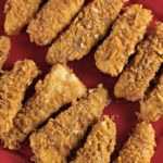 Honey Bunches of Oats® Crusted Fish Sticks only use 4 ingredients; Honey Bunches of Oats with Almonds, cod, flour, and egg. Healthy homemade fish sticks.