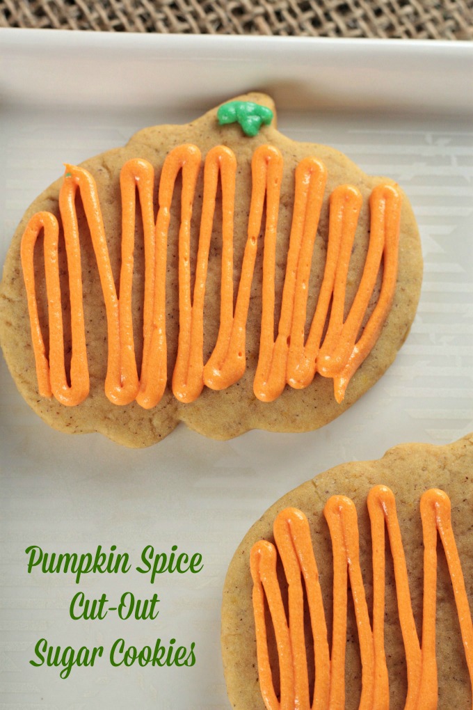 Pumpkin Spice Sugar Cookies are easy to roll and cut out into your favorite shapes. The dough is tasty and easy to work with. A great seasonal cookie!