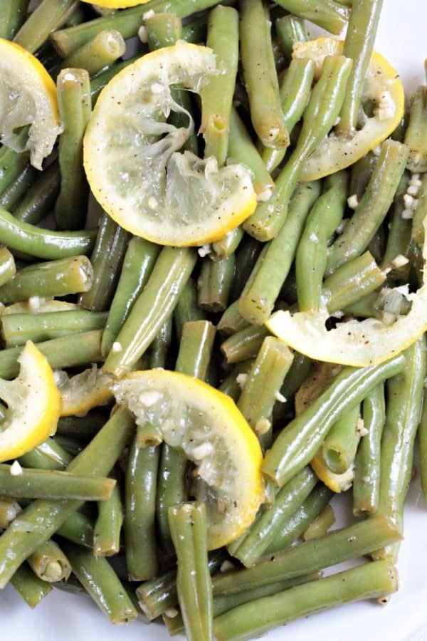 Garlic Lemon Fresh Green Beans Mindy's Cooking Obsession