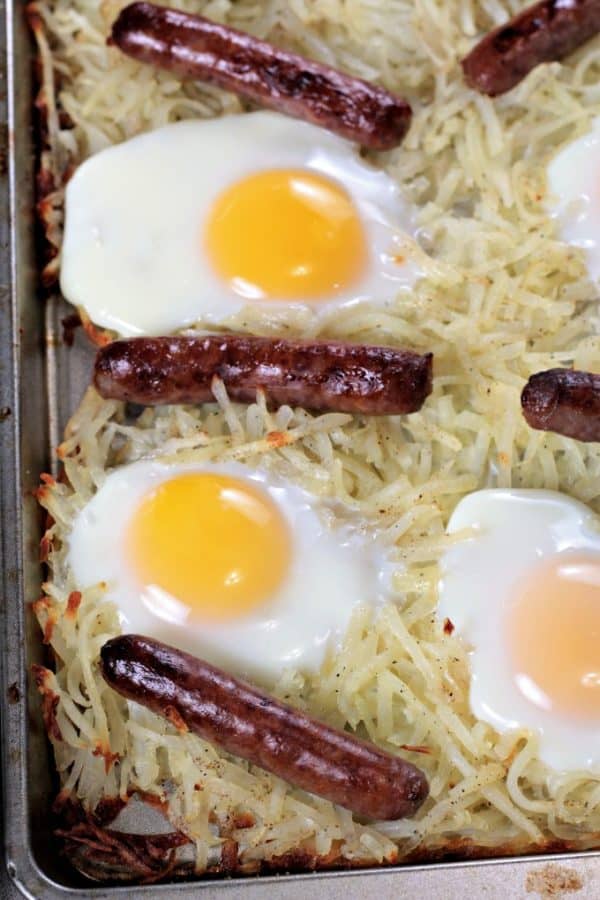 Sausage Sheet Pan Breakfast Mindy's Cooking Obsession