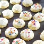Glazed Sour Cream Cookies are soft and fluffy cake like cookies that are sure to become a favorite for holidays and parties all year around.