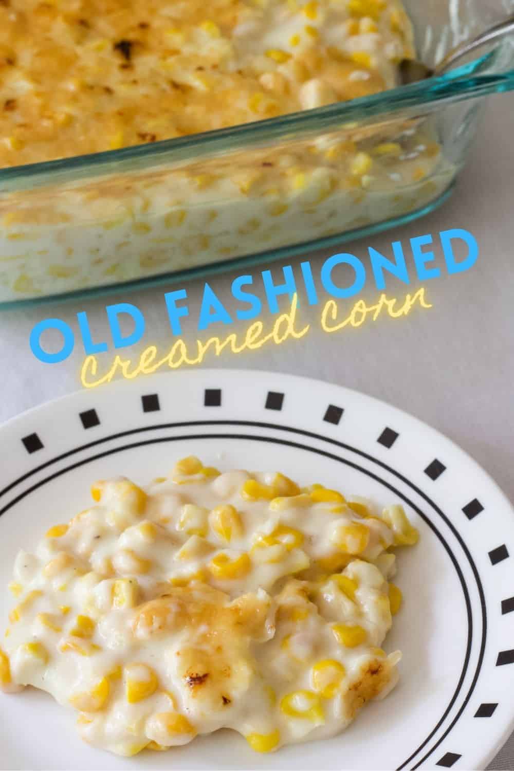 Old Fashioned Creamed Corn - a traditional Native American dish requiring only a handful of ingredients. Ours is sweet, creamy and delicious. via @mindyscookingobsession