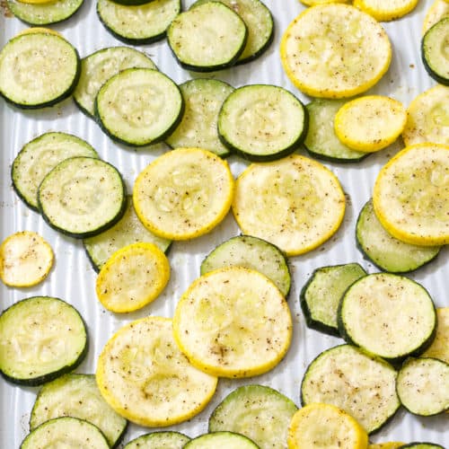 Roasted Zucchini & Summer Squash - Mindy's Cooking Obsession