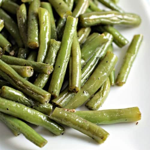 Pan Fried Fresh Green Beans Recipe Mindy's Cooking Obsession