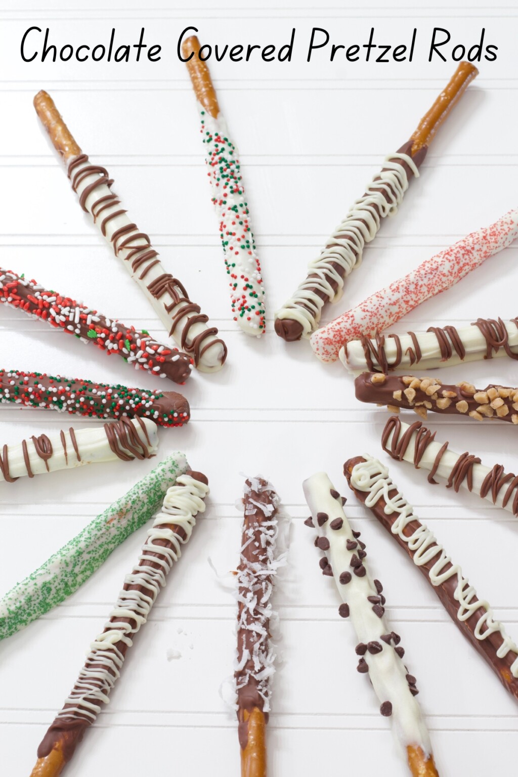 Chocolate Covered Pretzel Rods (easy microwave recipe) Mindy's