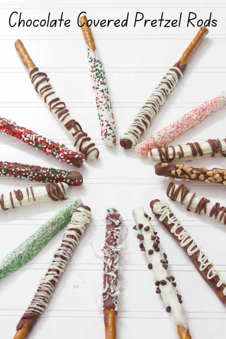 Chocolate Covered Pretzel Rods (easy microwave recipe) Mindy's