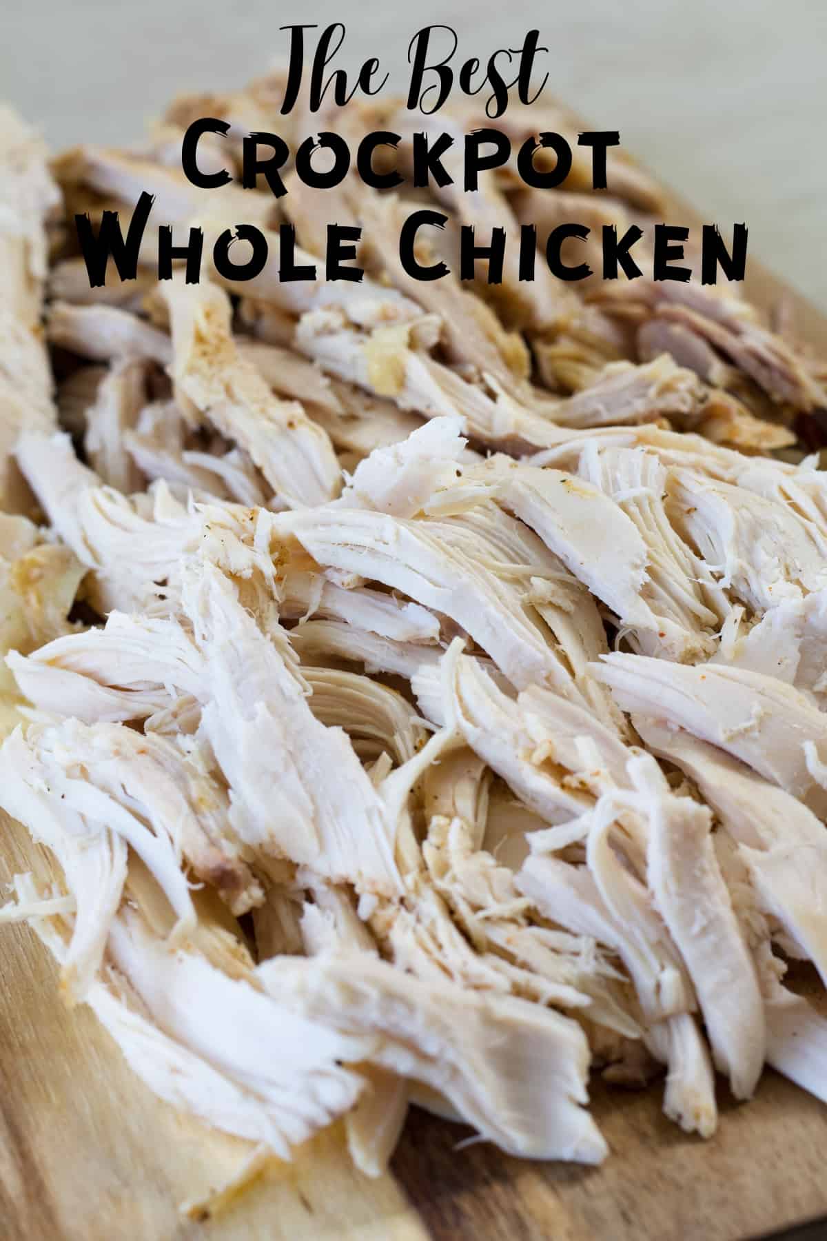 The Best Crockpot Whole Chicken - a rotisserie style chicken perfect for a quick dinner and to use in recipes that call for cooked chicken.  via @mindyscookingobsession