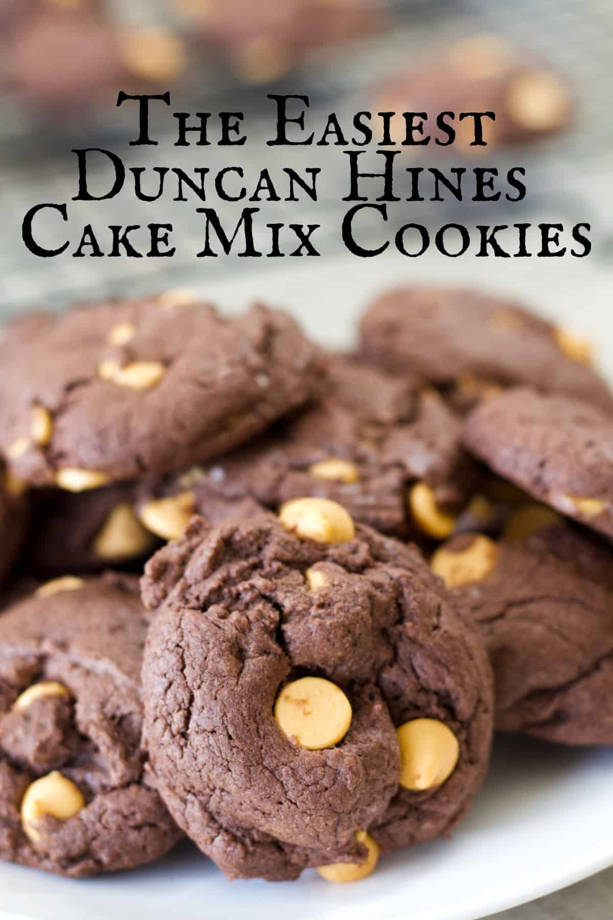 The Easiest Duncan Hines Cake Mix Cookies are so easy using a boxed cake mix. Use your favorite flavor and mix-ins to make the best cookie! via @mindyscookingobsession