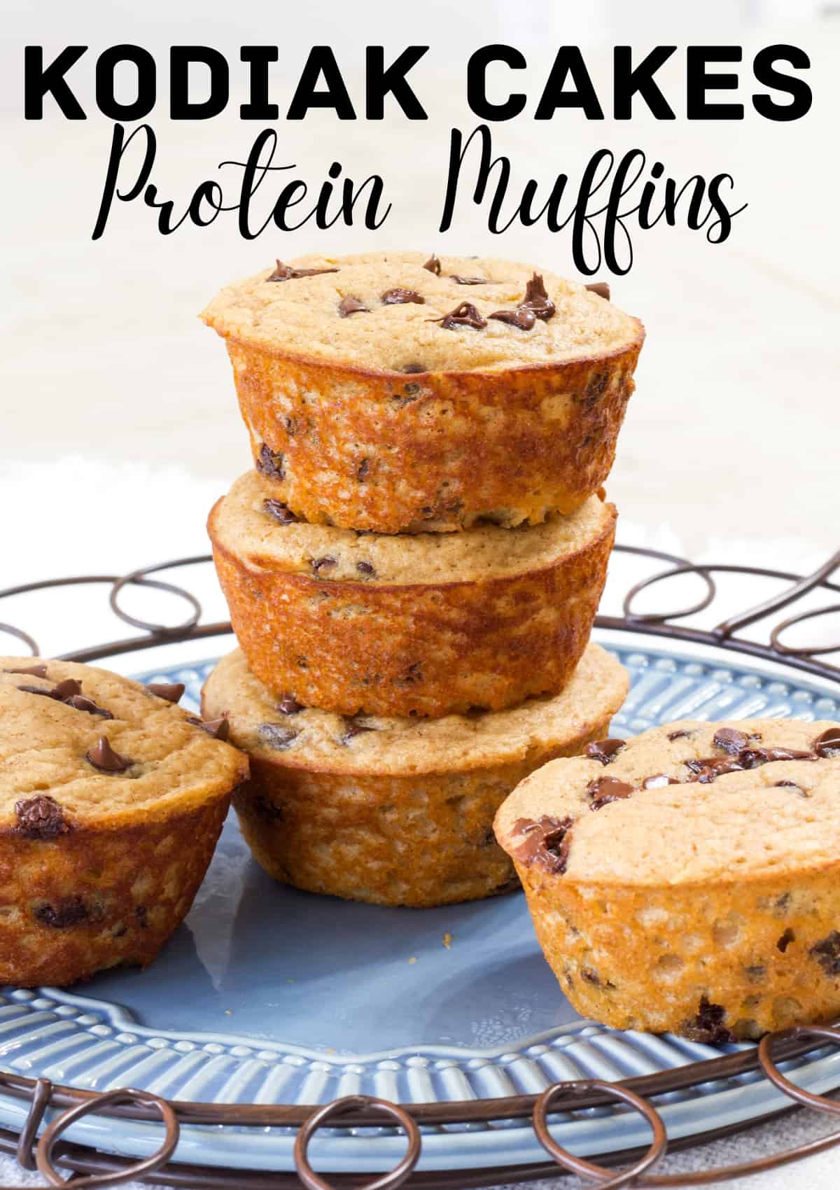 Kodiak Cakes Muffin recipe (without banana) are a great grab and go breakfast or snack that are high in protein. No protein powder required! via @mindyscookingobsession