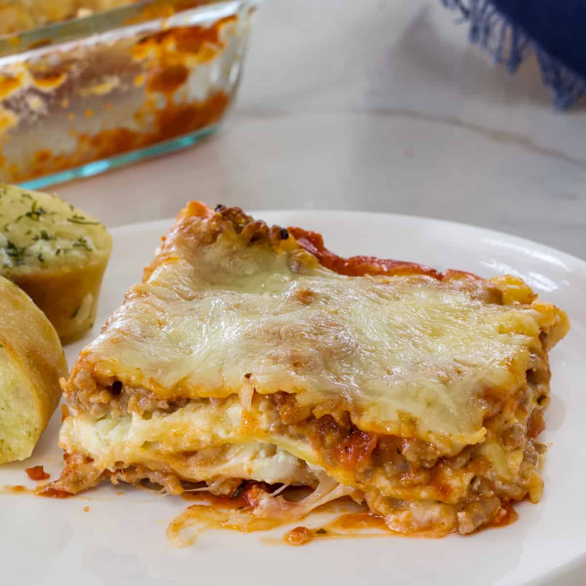 Quick & Easy Classico Lasagna Recipe (with jar sauce) - Mindy's