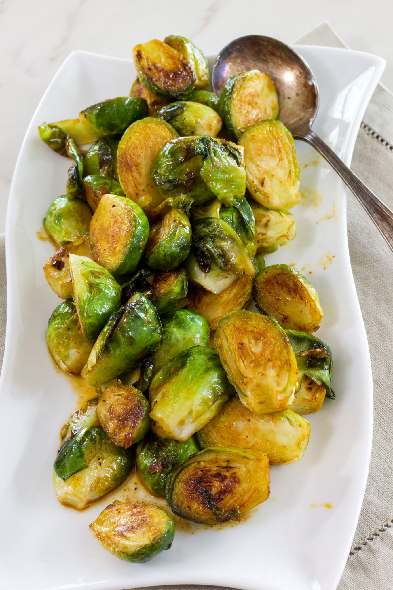 Longhorn Brussels Sprouts (easy 10 minute recipe) Mindy's Cooking