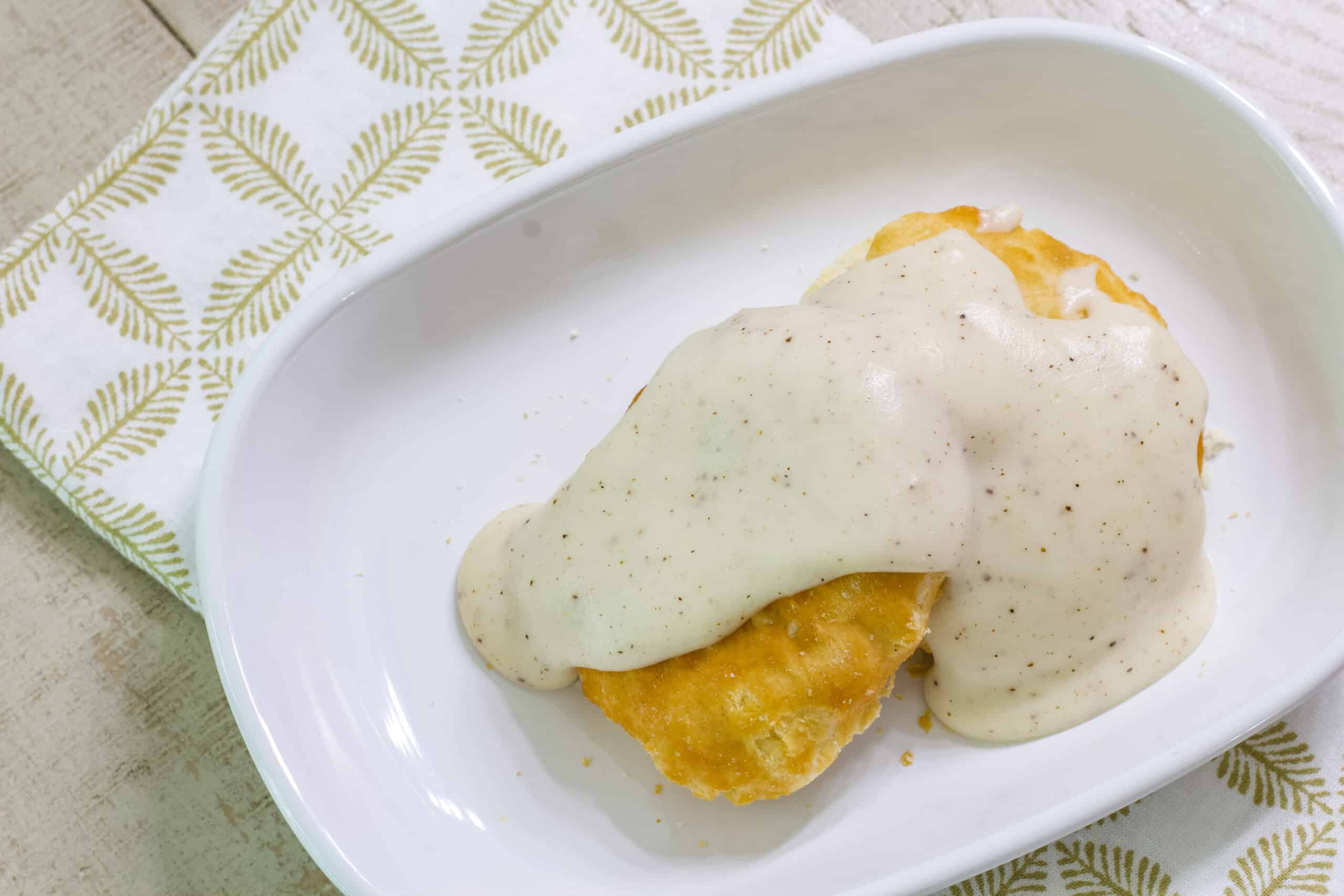 Easy Homemade Southern White Country Gravy Recipe Mindy's Cooking