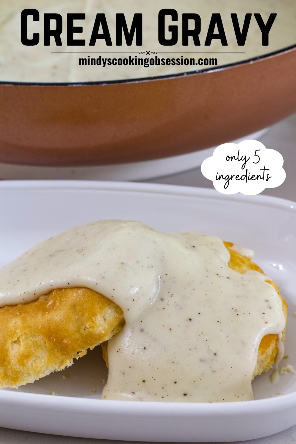 Easy Homemade Southern White Country Gravy Recipe Mindy's Cooking